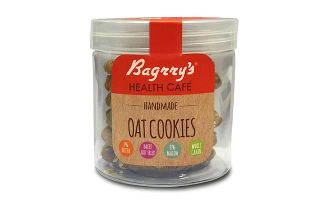 Bagrry's Handmade Oat Cookies    Glass Jar  200 grams